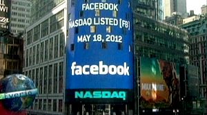 Facebook shares fall as sales block ends