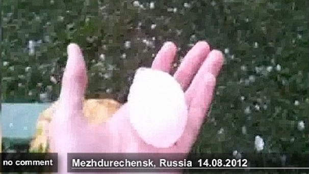 Russian hail storm injures 20