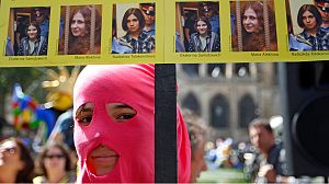 Protests across Europe at Pussy Riot sentence