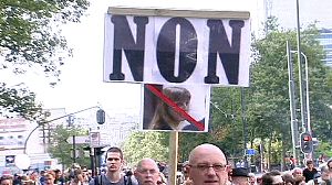 Protest over possible release of Belgian serial killer’s ex-wife