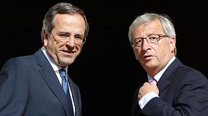 Juncker says Greek bailout extension depends on troika review