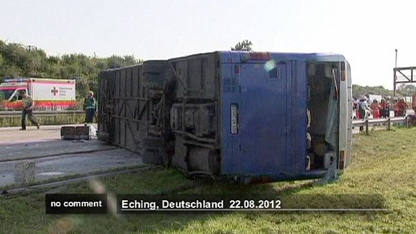 Children hurt in German crash