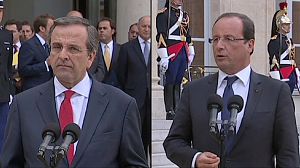 Parigi: Hollande riceve il premier greco Samaras