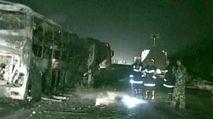 Deadly China bus inferno kills 36