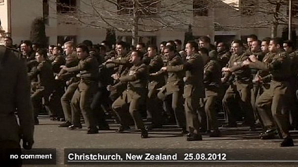 Haka tribute for the fallen