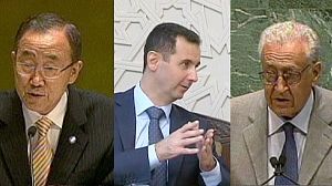 UN chief blames Syria arms suppliers for spreading misery