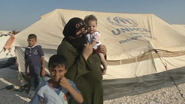 Syrian refugees flood Jordan
