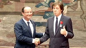 Sir Paul McCartney receives France’s top award