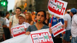 Madrid: ‘EuroVegas’ gambling resort sparks protest