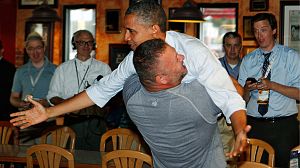 Obama, por los aires