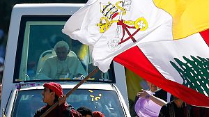Pope calls for tolerance and peace in Lebanon