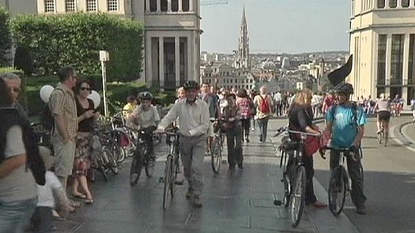 Car-free day in Brussels