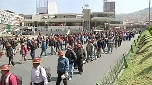 Rival miners clash in Bolivia