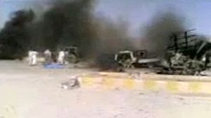 Dozens killed by air strike at Syrian fuel station