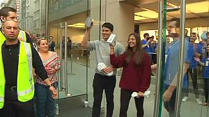 Latest iPhone hits stores around the globe
