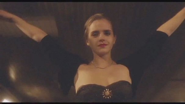 Emma Watson goes back to school
