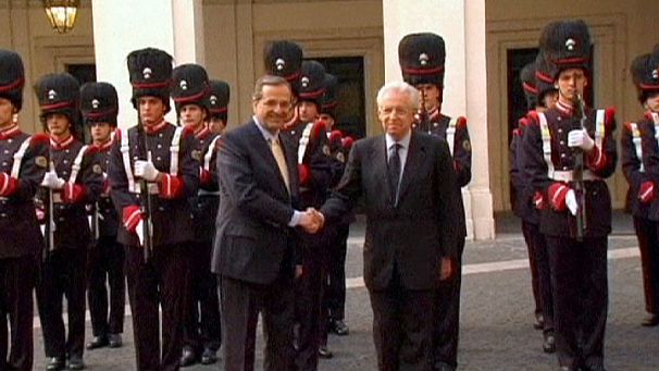 Monti incontra Samaras e Rajoy