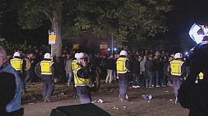 Riot police in action as Dutch birthday party goes viral