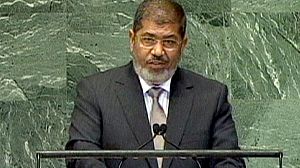 Egyptian president calls for negotiated settlement in Syria
