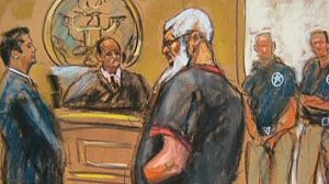 Abu Hamza appears in a US court