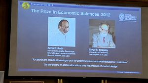 Nobel Prize in Economics awarded to Alvin Roth and Lloyd Shapley