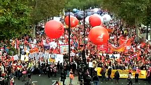 London: Thousands take part in anti-austerity protest