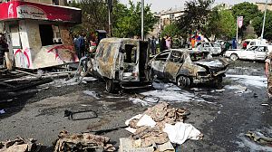 Lethal bomb punctuates Syrian ceasefire talks