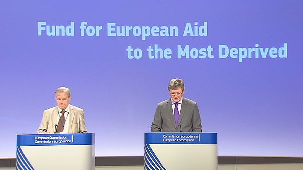 Reduced funds for Europe’s needy