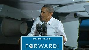 Obama leads by example to catch the early voter