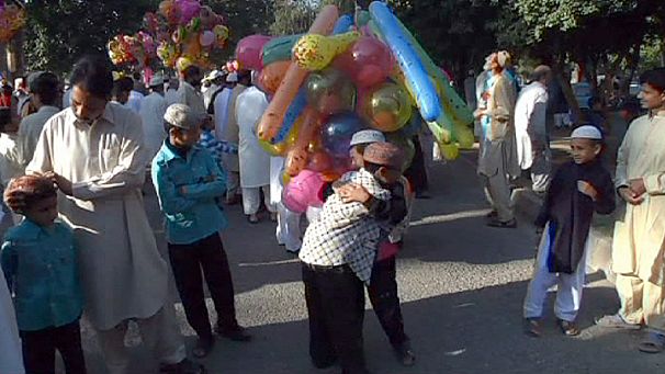 Pakistani celebrate Eid al-Adha