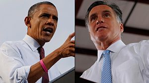 Obama and Romney campaign for that vital undecided vote