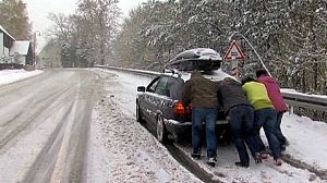 Winter comes early to Europe