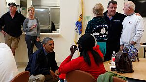 Obama tours Storm Sandy disaster zone