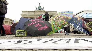 Berlin asylum seekers on hunger strike for a week