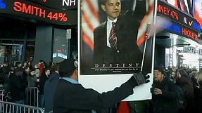 New Yorkers celebrate Obama’s victory