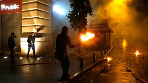 Violent protests as Greek parliament approves austerity bill