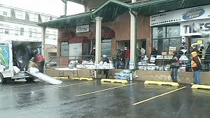 New York : après l’ouragan Sandy, la tempête hivernale