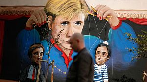 Anti-austerity protests mark Merkel’s Portuguese visit