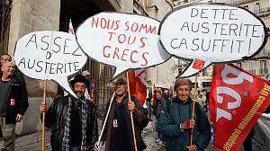 French unions call for rethink on austerity measures