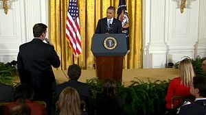 Obama sagt für zweite Amtszeit der Schuldenkrise den Kampf an