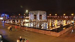 Europe’s largest ice-rink opens in Moscow’s Gorky Park