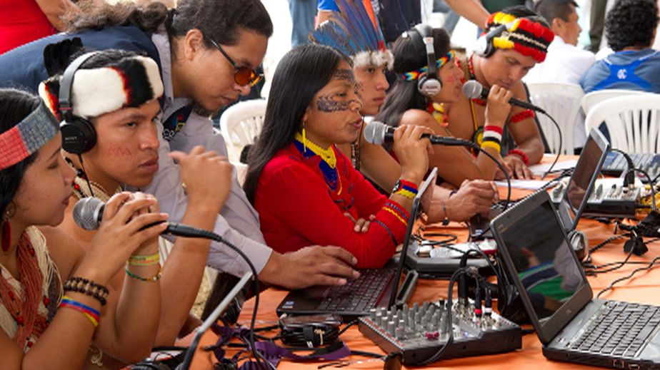 Indian translators in Ecuador Indian translators in Ecuador