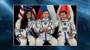 ISS crew back on terra firma