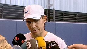 sport: Nadal back on court