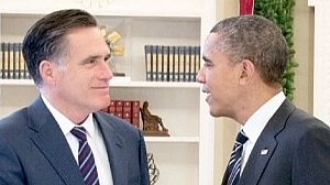 Romney and Obama do lunch