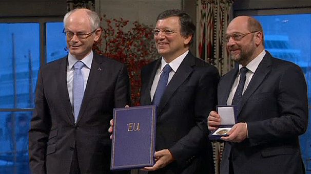 Peace prize for historically war-prone Europe