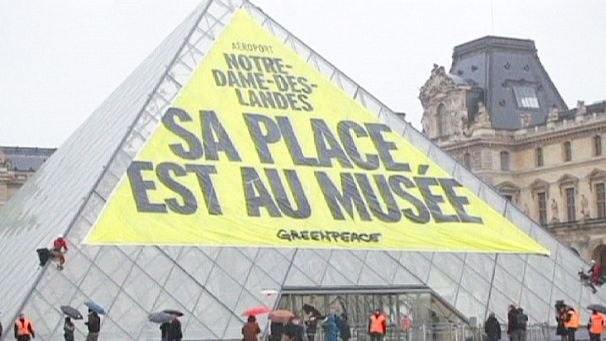 Greenpeace Louvre protest