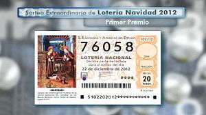Spain factory workers celebrate El Gordo lottery win