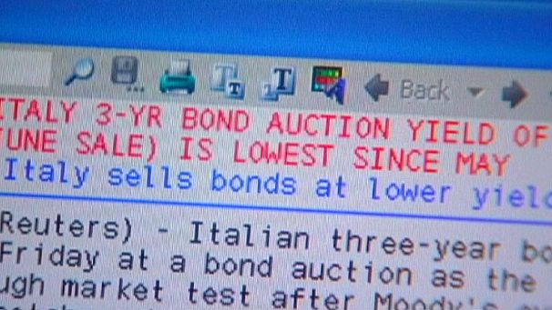 Italia: tassi in rialzo per Btp