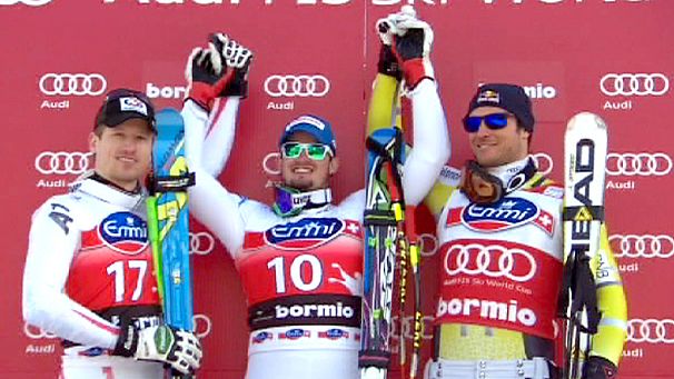 Dead heat downhill finish in Bormio